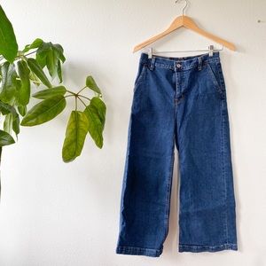 J Crew Mercantile Wide Leg Jeans